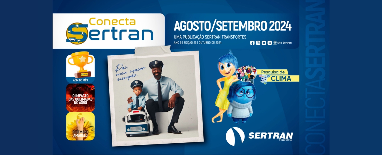 Conecta Sertran agosto e setembro 2024
